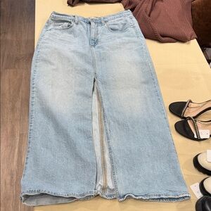 Universal Thread Light Blue Maxi Denim Skirt